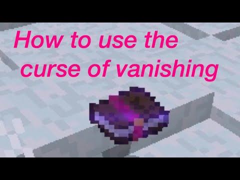 Minecraft: What is a Curse of Vanishing and how to remove it